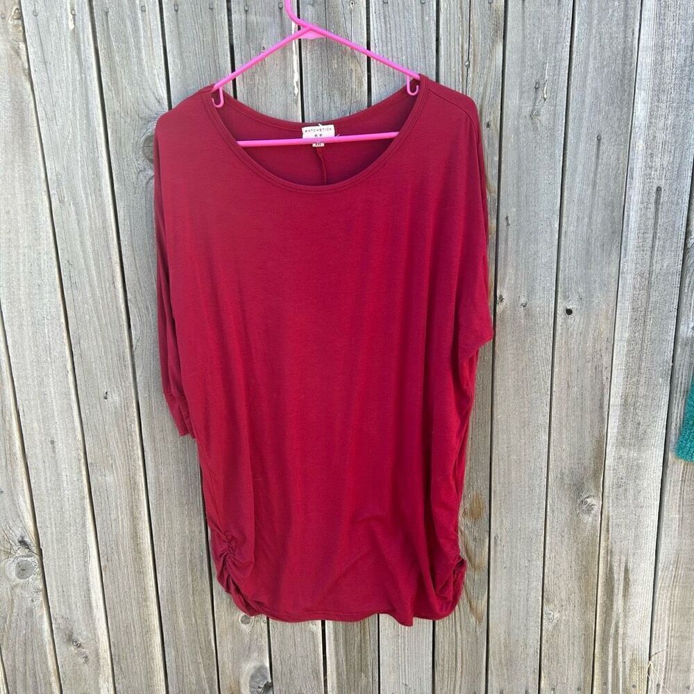 Matchstick short sleeve blouse t-shirt size xxl